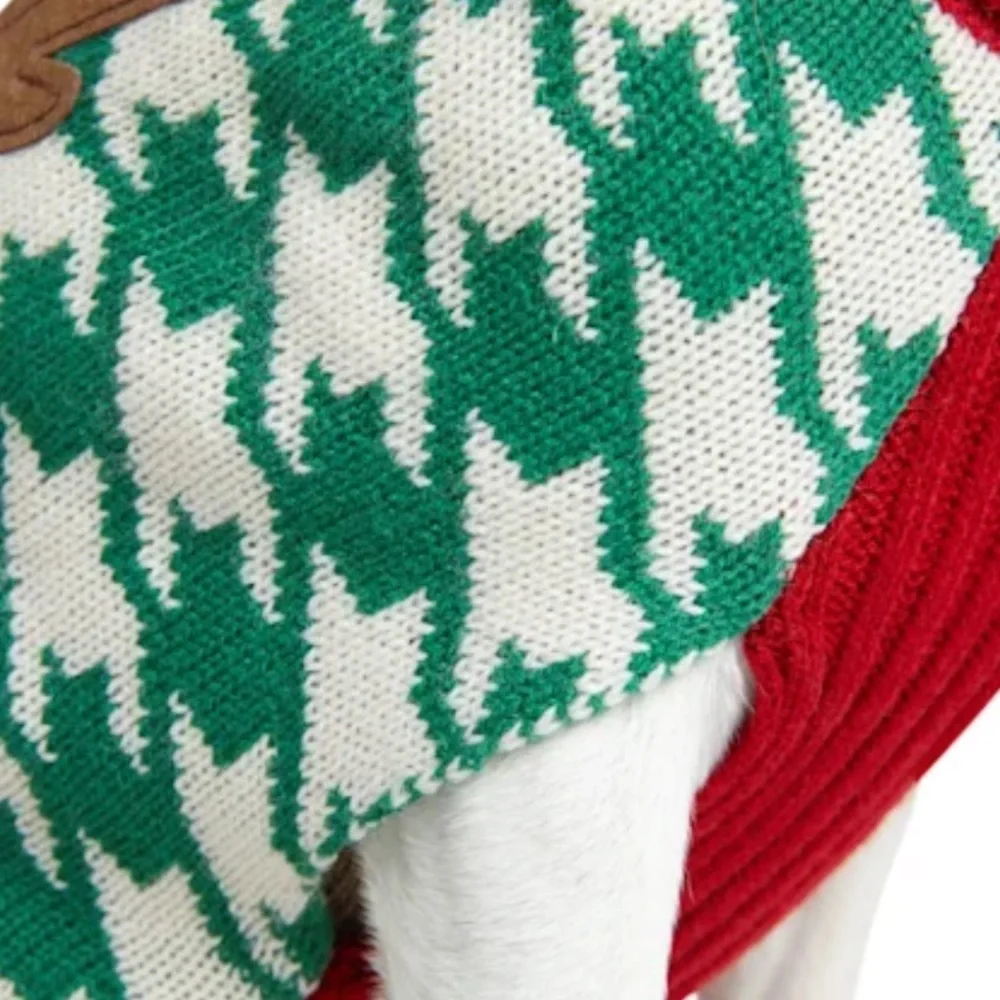 NWOT Reindeer Holiday Christmas Winter dog sweater XS